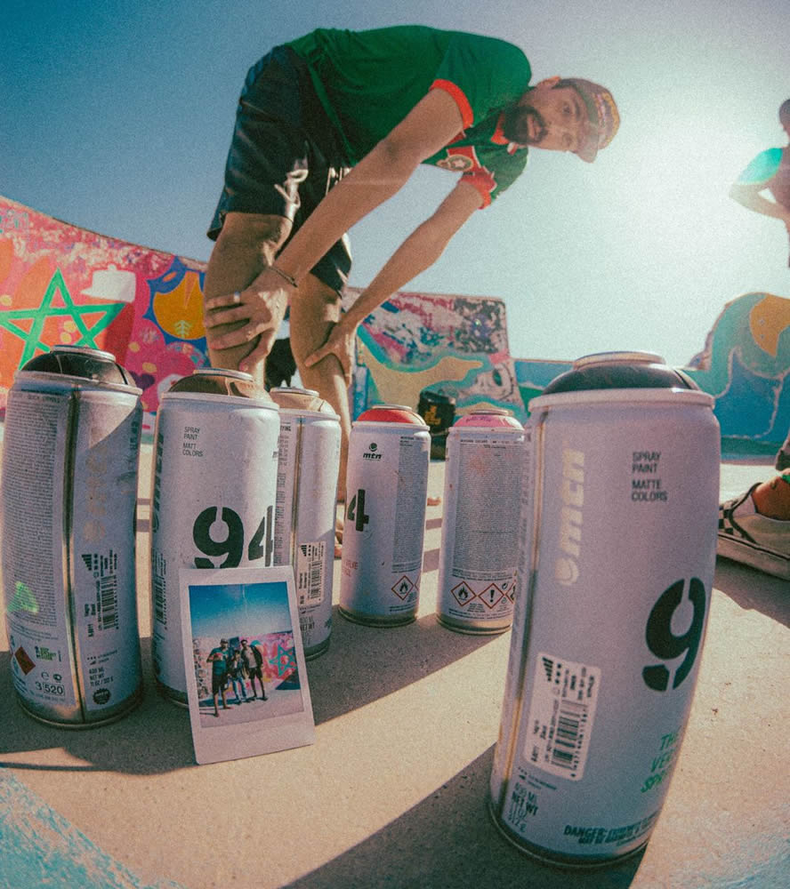 One of the artistic shows of the Taghazout Surf Expo
